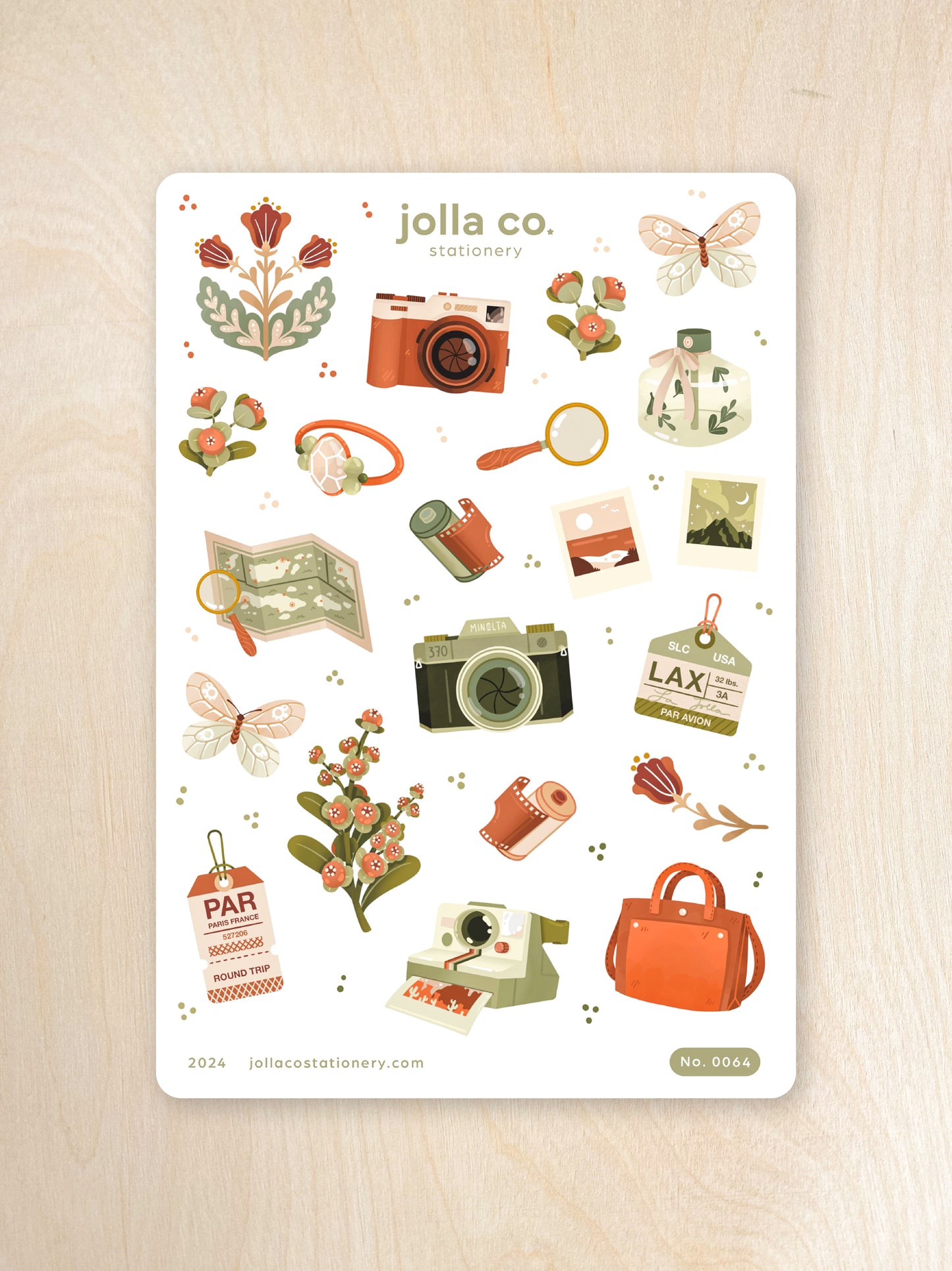 Photographer Sticker Sheet | For Planners, Bullet Journals, and Crafts