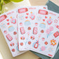 Date Night Sticker Sheet | For Bullet Journals, Planners, & Crafts