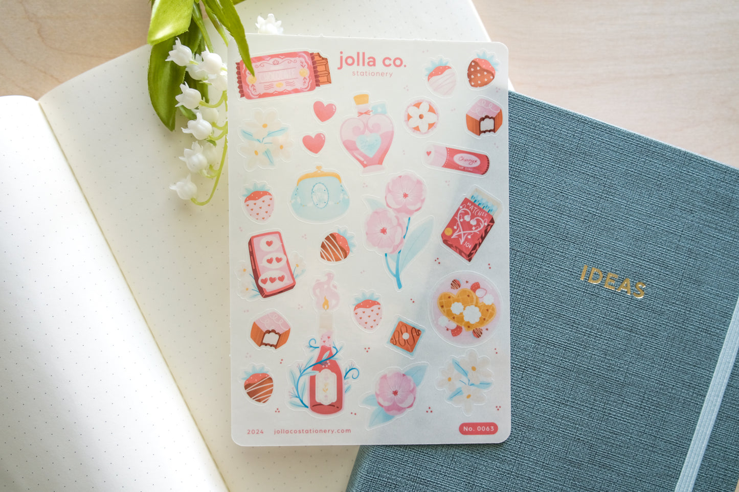 Date Night Sticker Sheet | For Bullet Journals, Planners, & Crafts