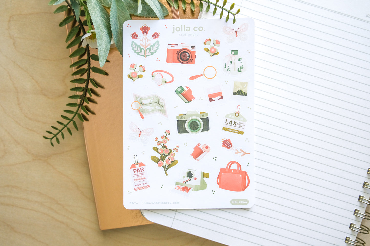 Photographer Sticker Sheet | For Planners, Bullet Journals, and Crafts