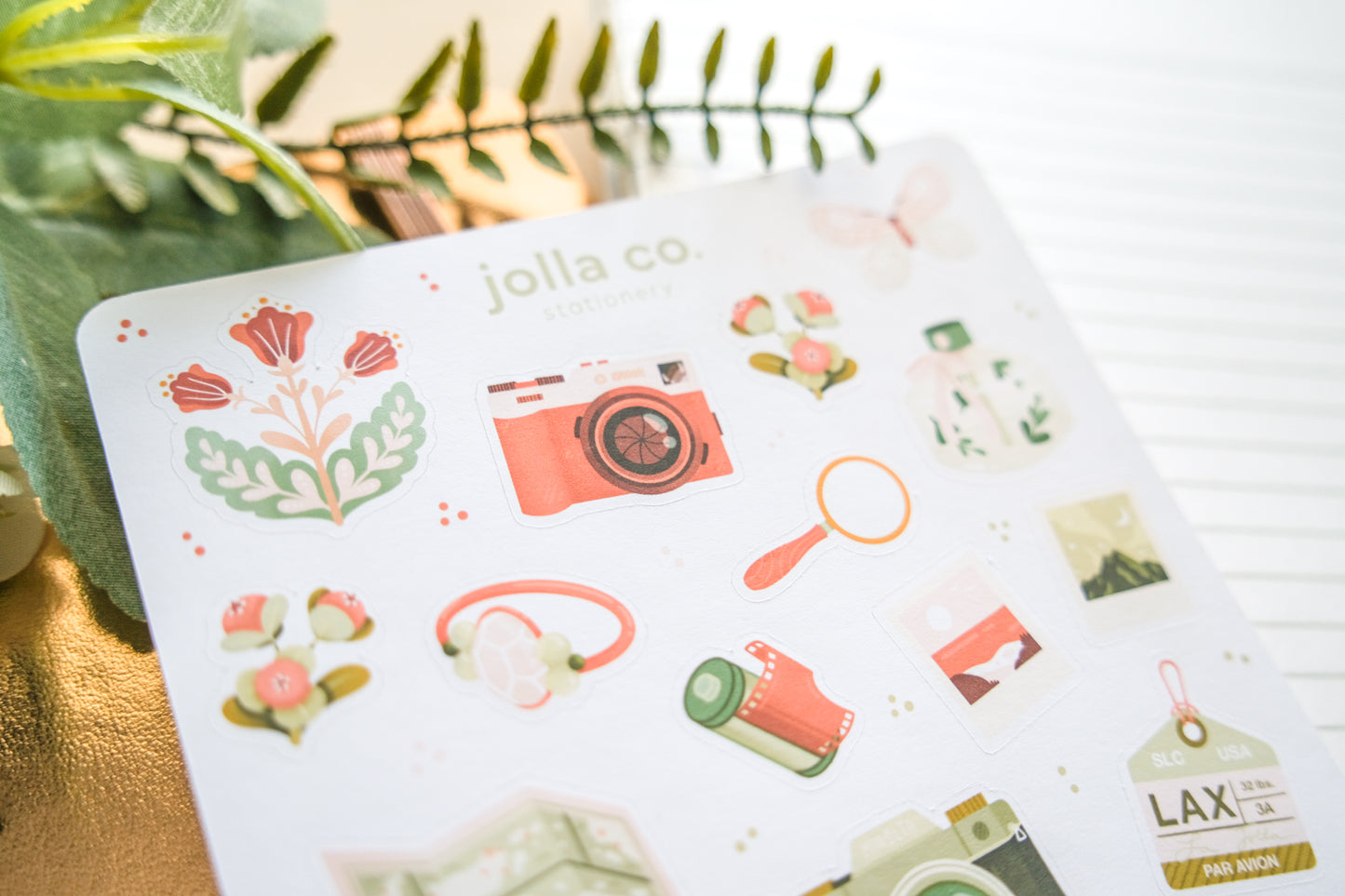 Photographer Sticker Sheet | For Planners, Bullet Journals, and Crafts