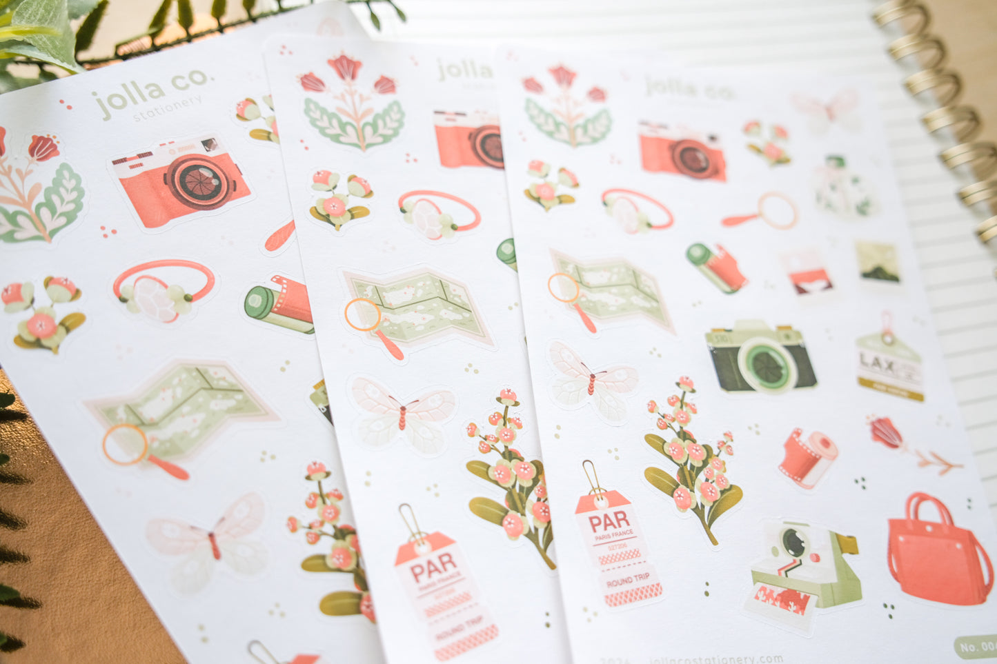 Photographer Sticker Sheet | For Planners, Bullet Journals, and Crafts