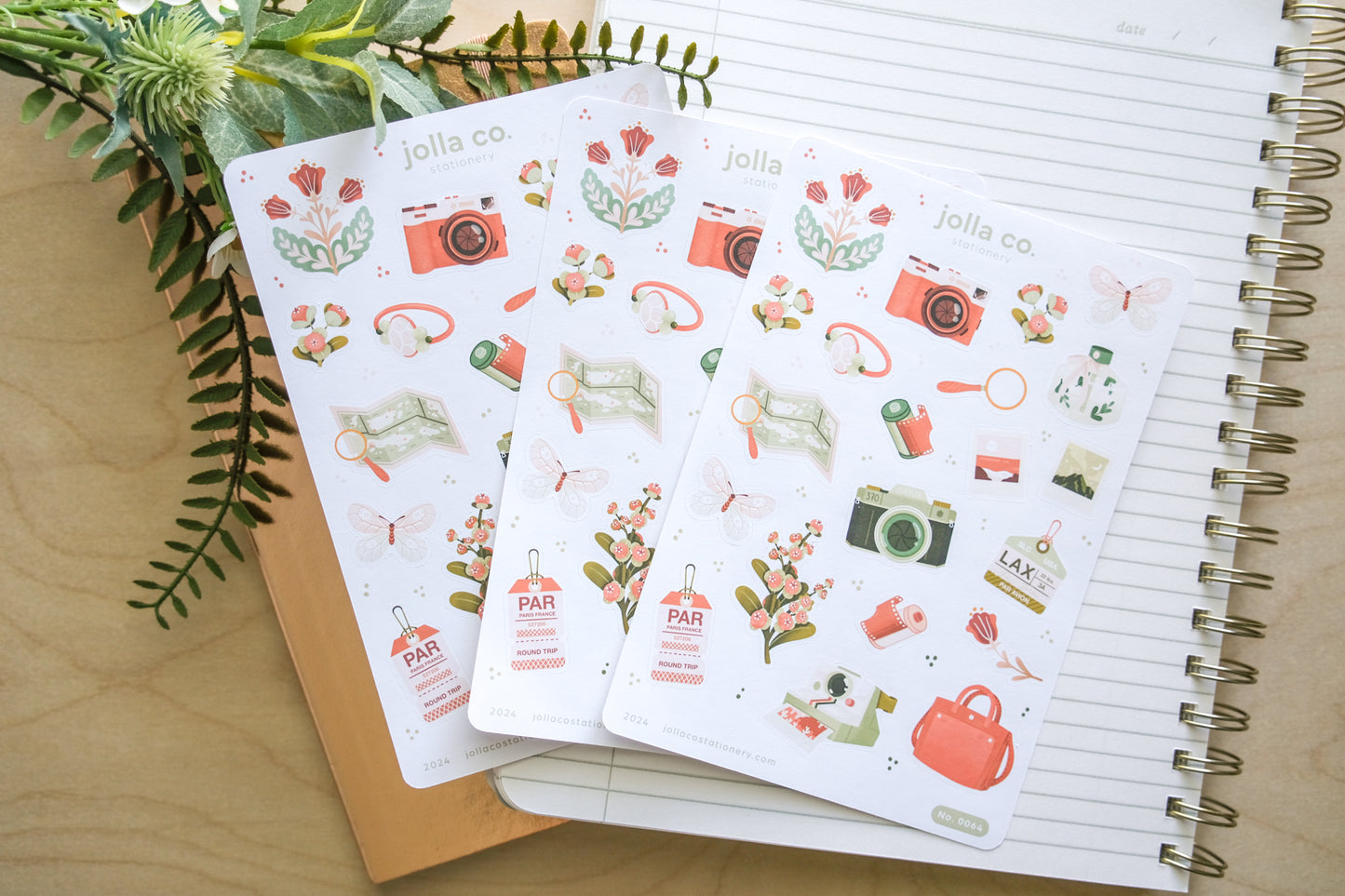 Photographer Sticker Sheet | For Planners, Bullet Journals, and Crafts