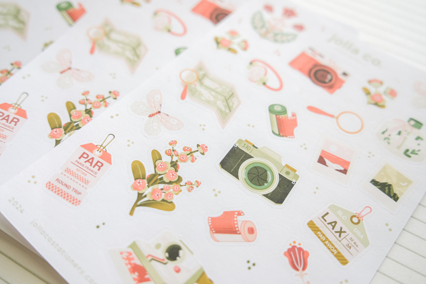 Photographer Sticker Sheet | For Planners, Bullet Journals, and Crafts