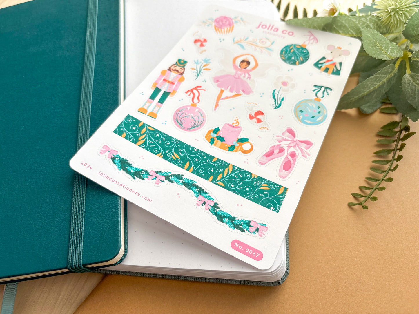 Christmas at the Ballet Sticker Sheet | For Bullet Journals, Planners, & Crafts