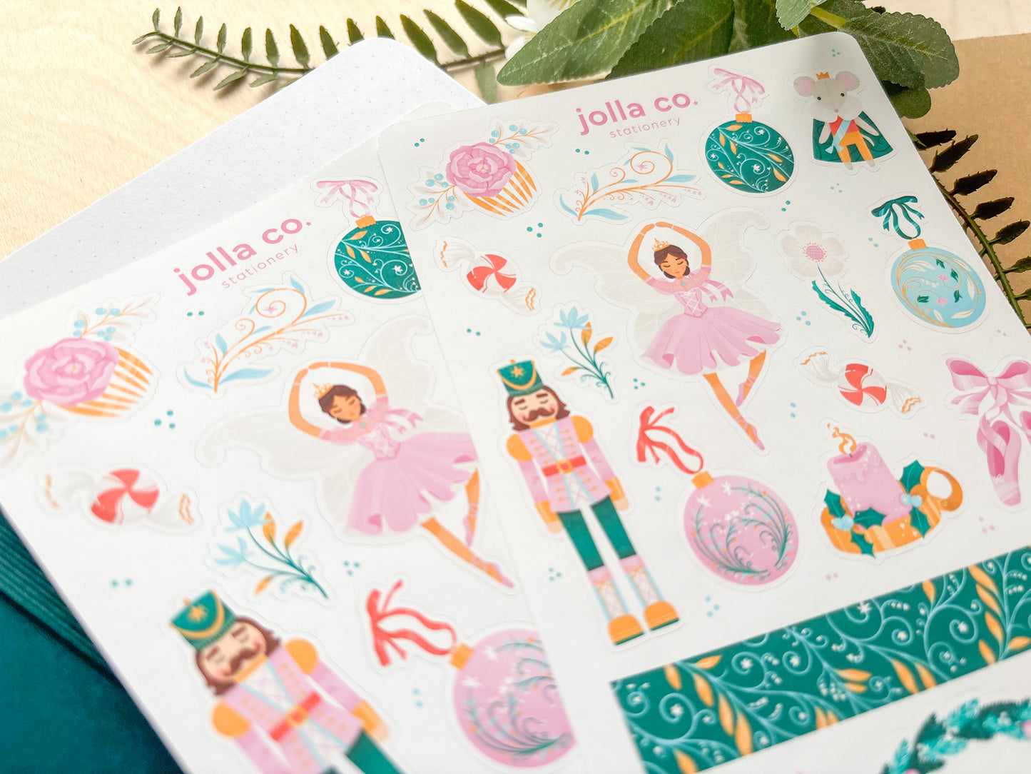 Christmas at the Ballet Sticker Sheet | For Bullet Journals, Planners, & Crafts