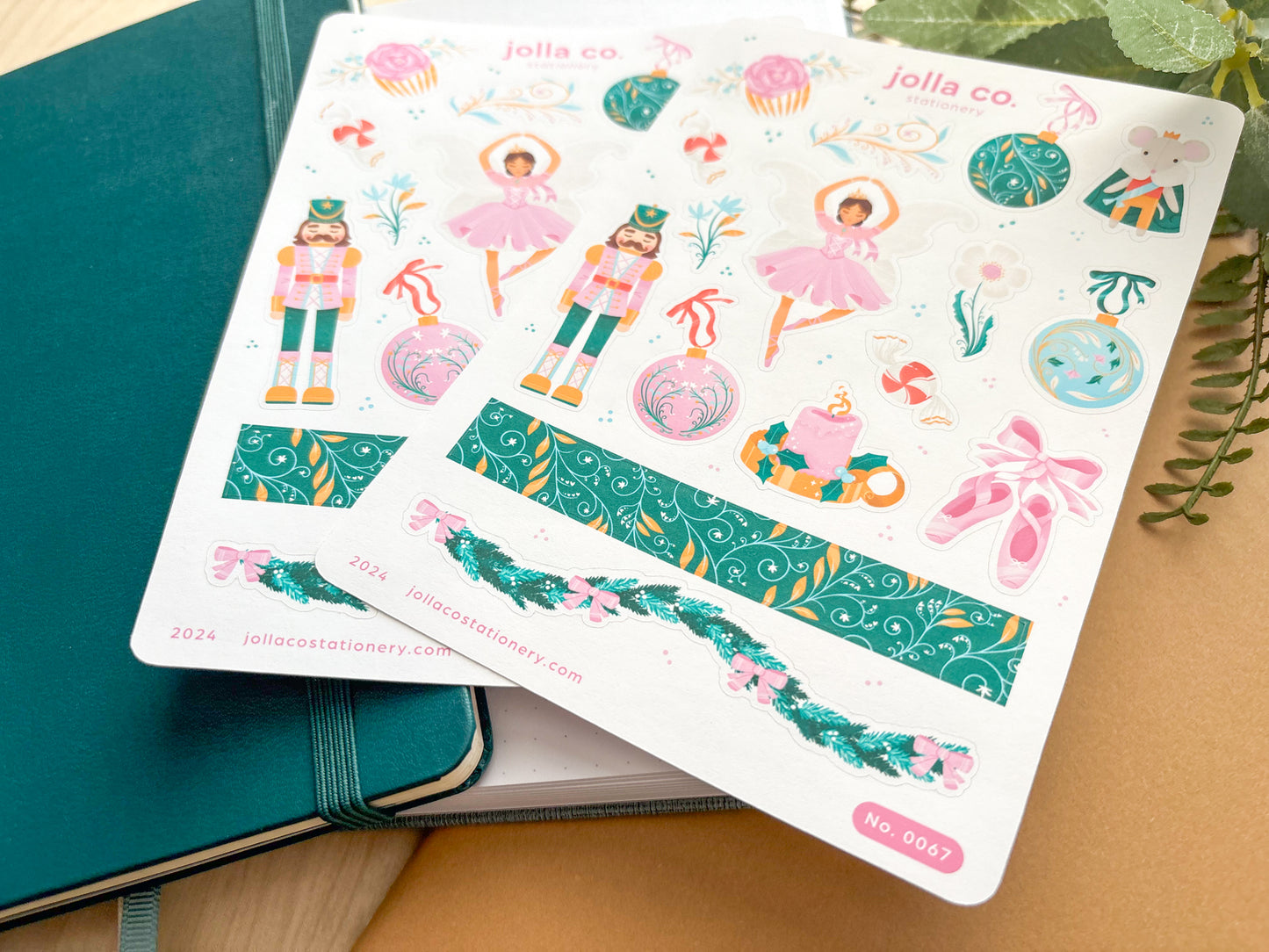 Christmas at the Ballet Sticker Sheet | For Bullet Journals, Planners, & Crafts