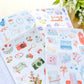 Hobbies Sticker Sheet Bundle | Includes 4 Sheets