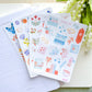 Hobbies Sticker Sheet Bundle | Includes 4 Sheets