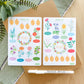 Birth Month Flowers  Sticker Sheet | For Bullet Journals, Planners, & Crafts