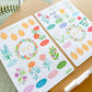 Birth Month Flowers  Sticker Sheet | For Bullet Journals, Planners, & Crafts