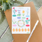 Birth Month Flowers  Sticker Sheet | For Bullet Journals, Planners, & Crafts