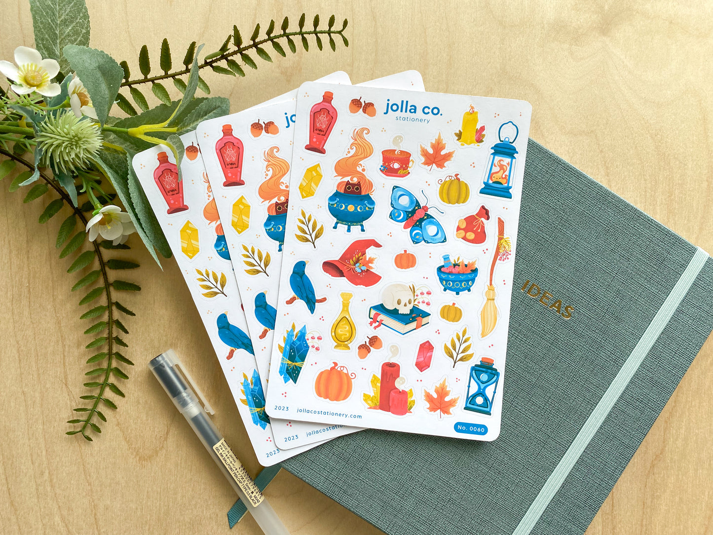 Bewitched Halloween Sticker Sheet | For Planners, Bullet Journals, and Crafts