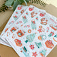Christmas Sticker Sheet | For Bullet Journals, Planners, & Crafts