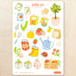 Gardening Sticker Sheet | For Bullet Journals, Planners, & Crafts