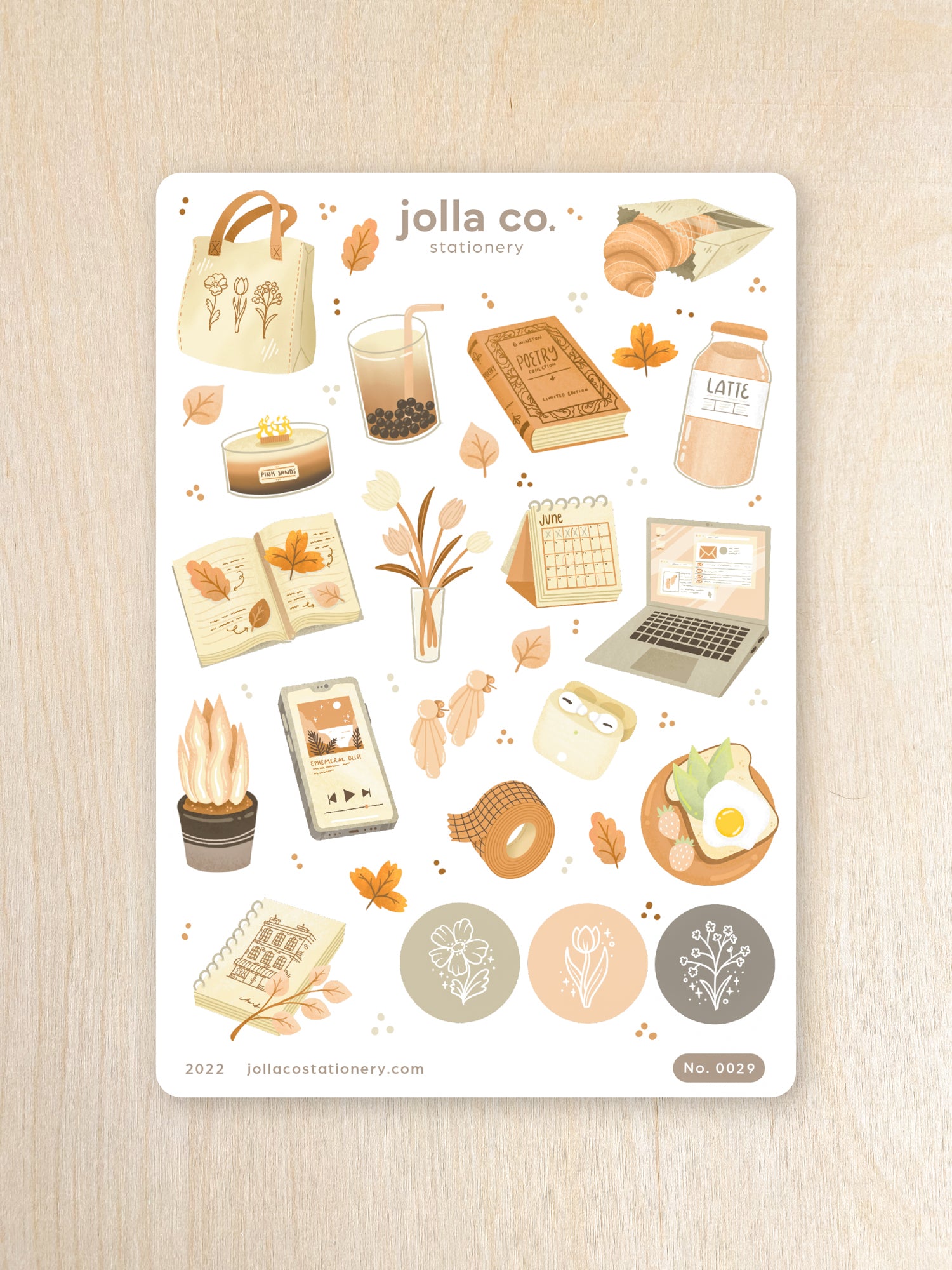 Chill & Cute Aesthetic Sticker Sheet