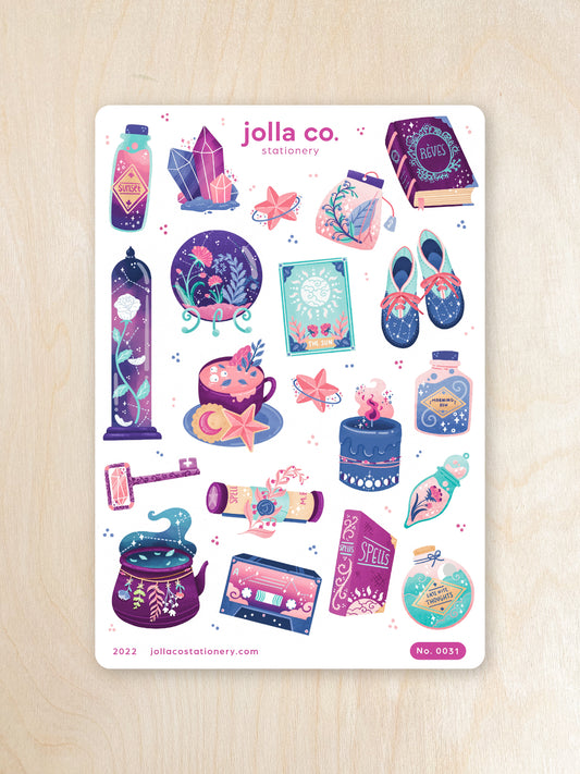 Magic Sticker Sheet | For Bullet Journals, Planners, & Crafts