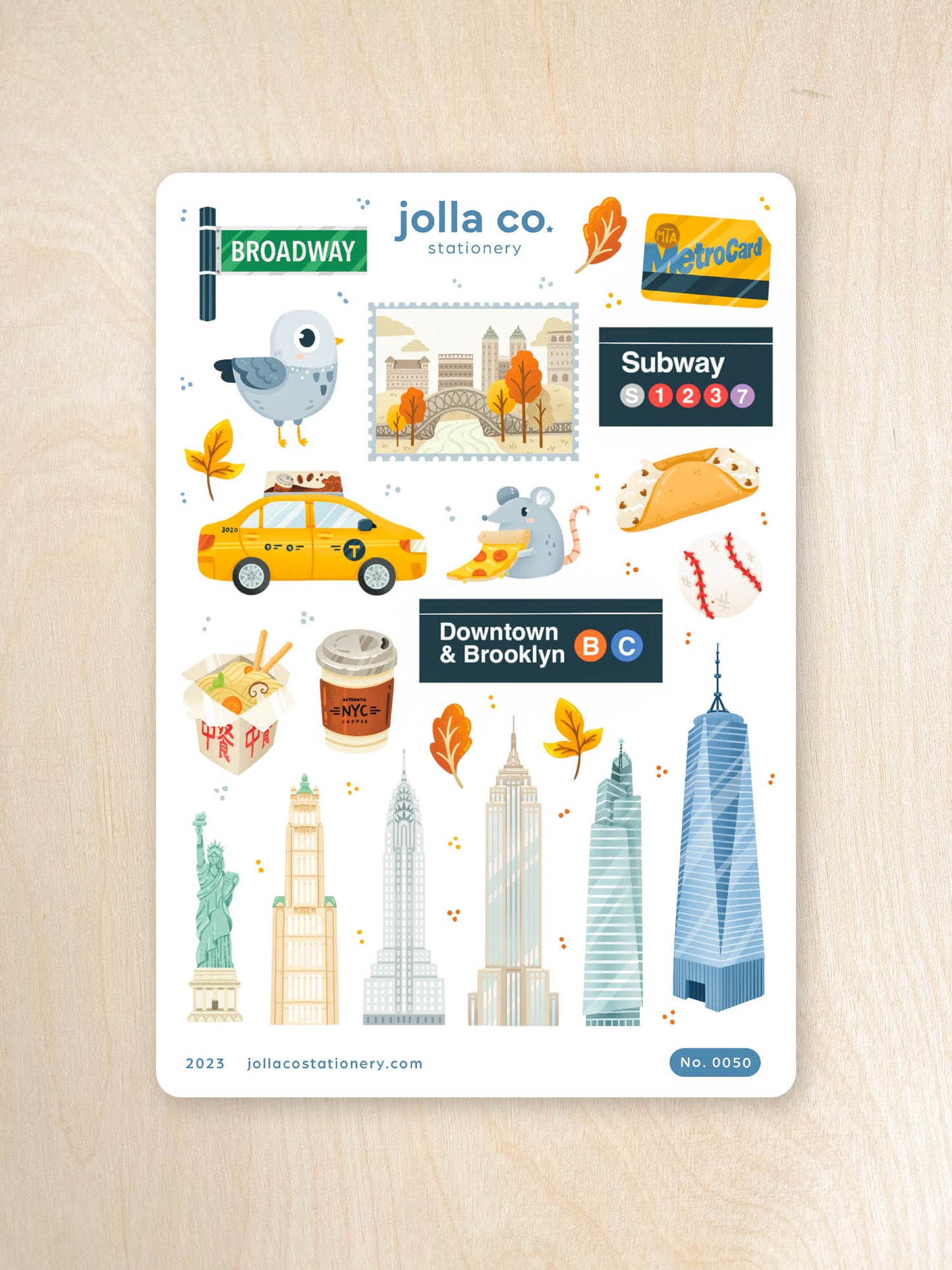 New York City Sticker Sheet | For Bullet Journals, Planners, & Crafts