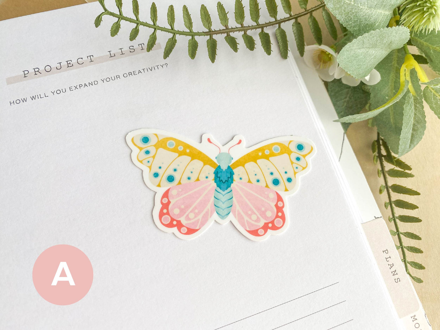 Butterfly & Moth Vinyl Stickers | Waterproof and Glossy