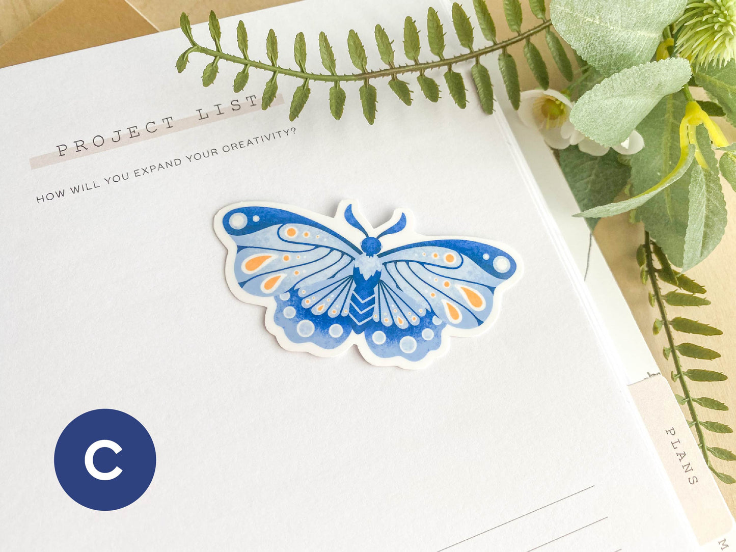 Butterfly & Moth Vinyl Stickers | Waterproof and Glossy