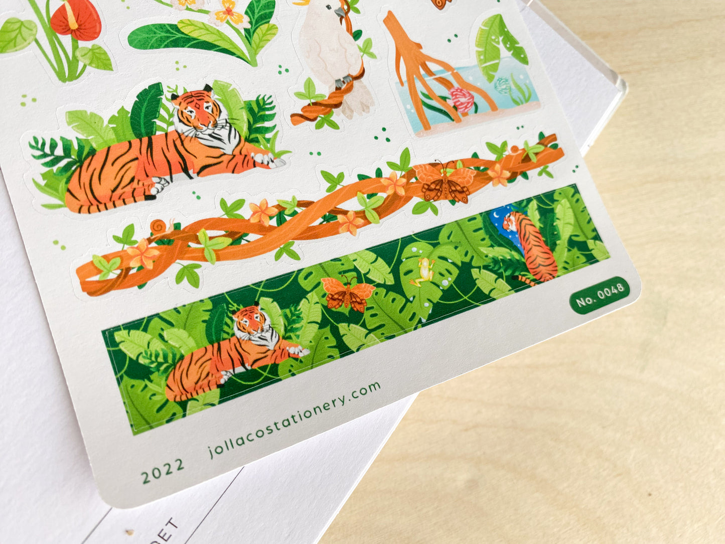 Jungle Sticker Sheet | For Bullet Journals, Planners, & Crafts