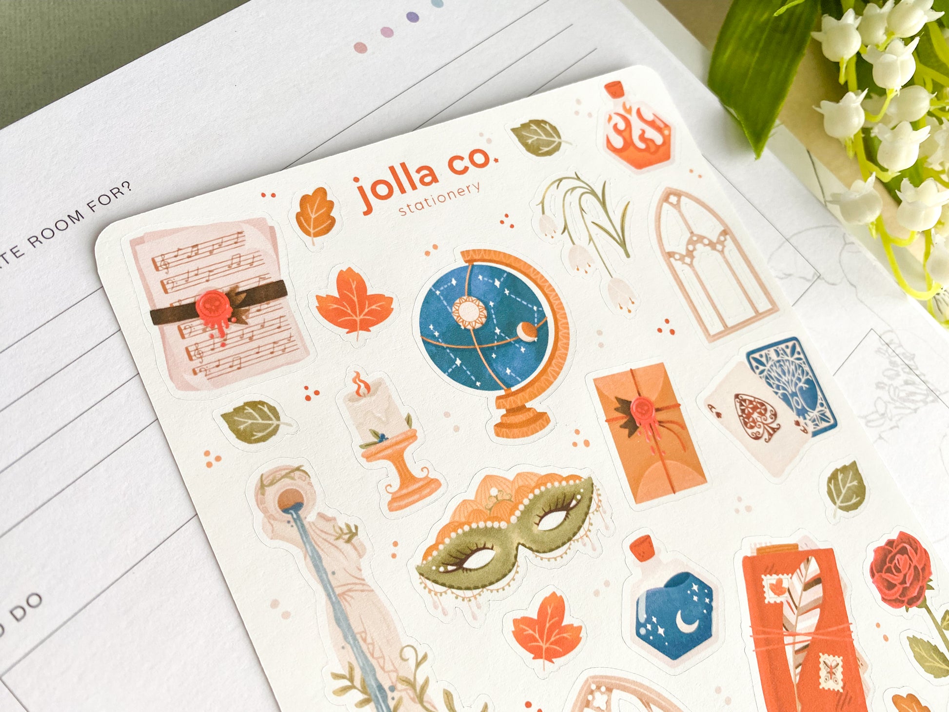 Dark Academia II  For Bullet Journals, Planners, & Crafts –  jollacostationery
