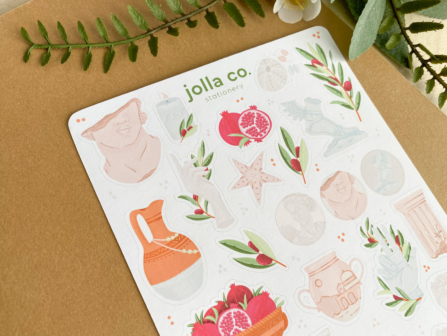 Grecian Myth Sticker Sheet | For Bullet Journals, Planners, & Crafts