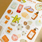 Bathtime Oasis Sticker Sheet | For Bullet Journals, Planners, & Crafts