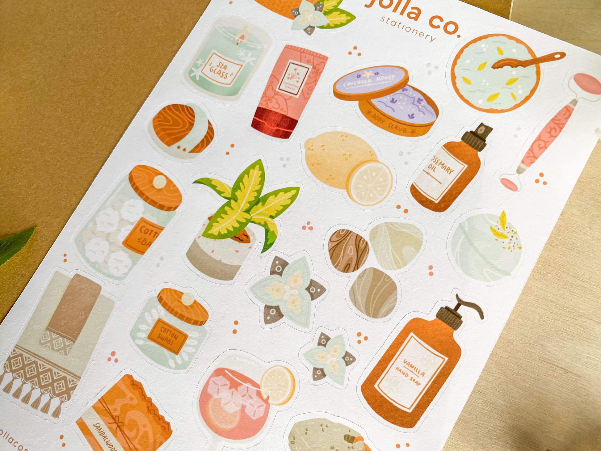 Chill & Cute Aesthetic Sticker Sheet  For Bullet Journals, Planners, –  jollacostationery
