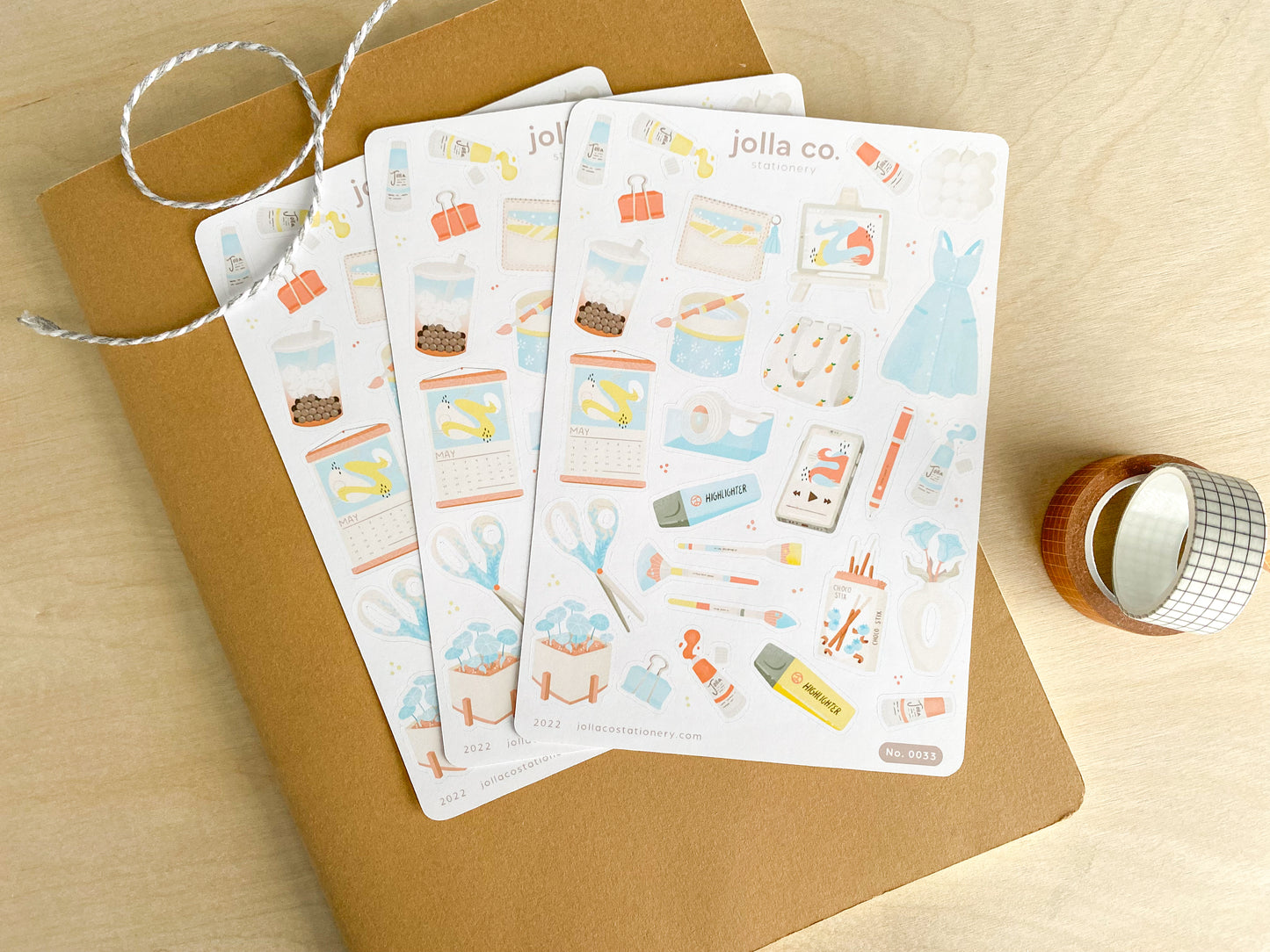 Crafty Creator Sticker Sheet | For Bullet Journals, Planners, & Crafts