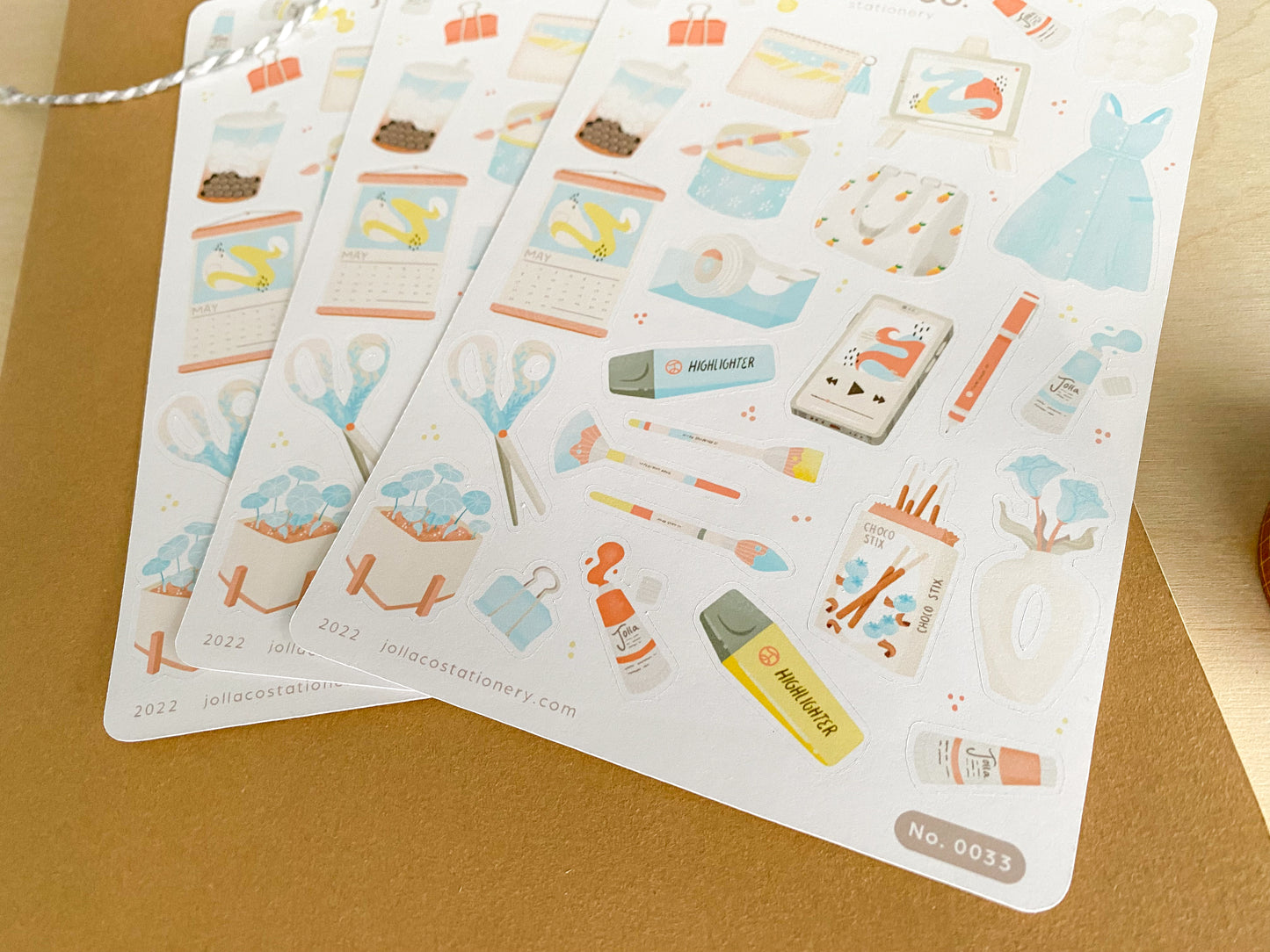 Crafty Creator Sticker Sheet | For Bullet Journals, Planners, & Crafts