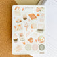 Chill & Cute Aesthetic Sticker Sheet | For Bullet Journals, Planners, & Crafts