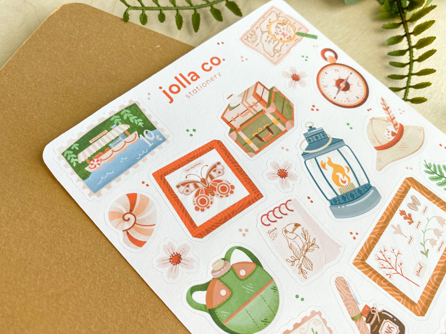 Explorer Sticker Sheet | For Bullet Journals, Planners, & Crafts