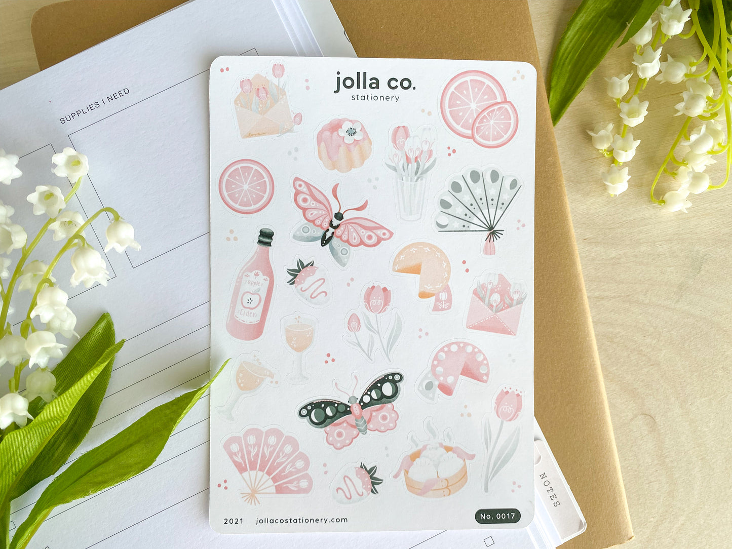 Bodil's Sticker Sheet | For Bullet Journals, Planners, & Crafts