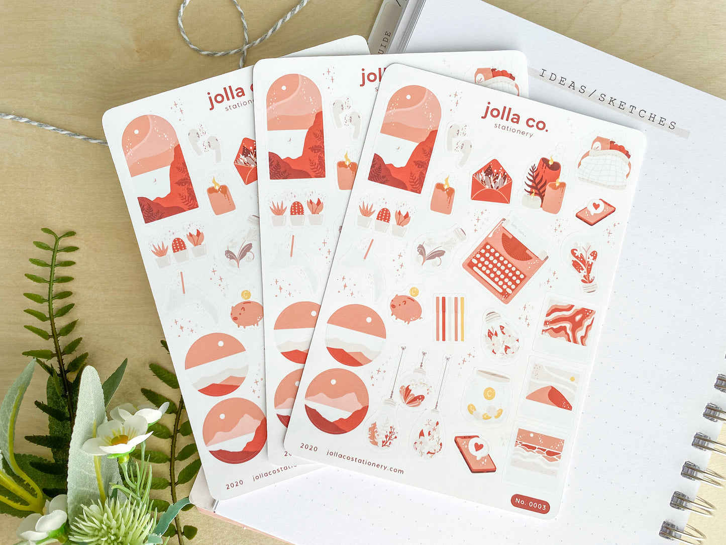 Work From Home Sticker Sheet | For Bullet Journals, Planners, & Crafts