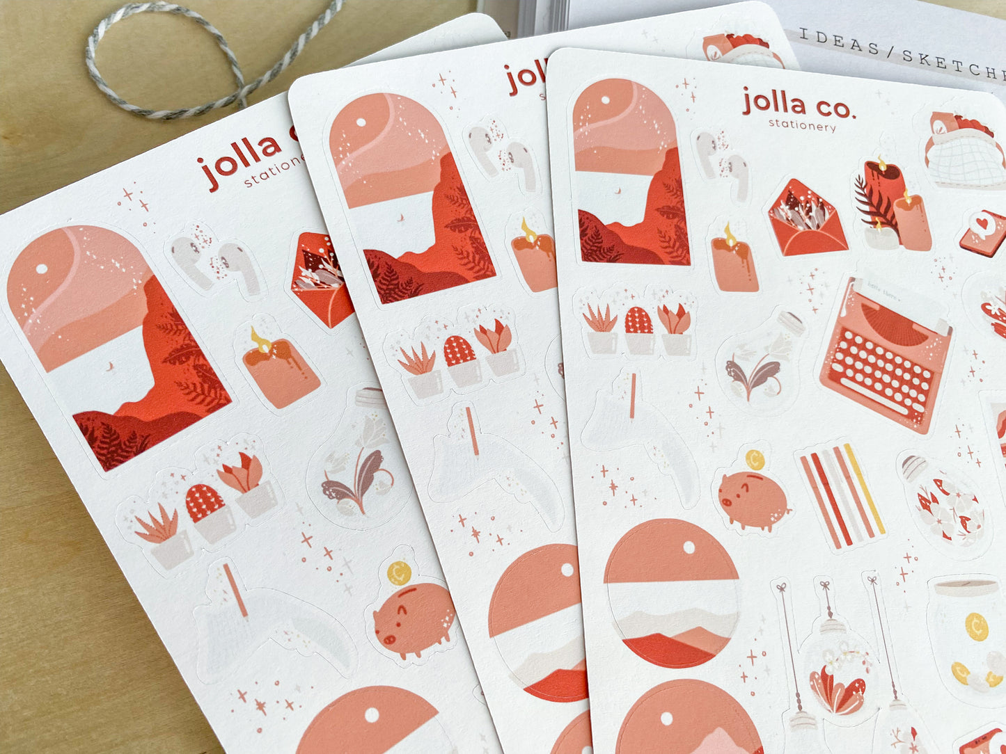 Work From Home Sticker Sheet | For Bullet Journals, Planners, & Crafts