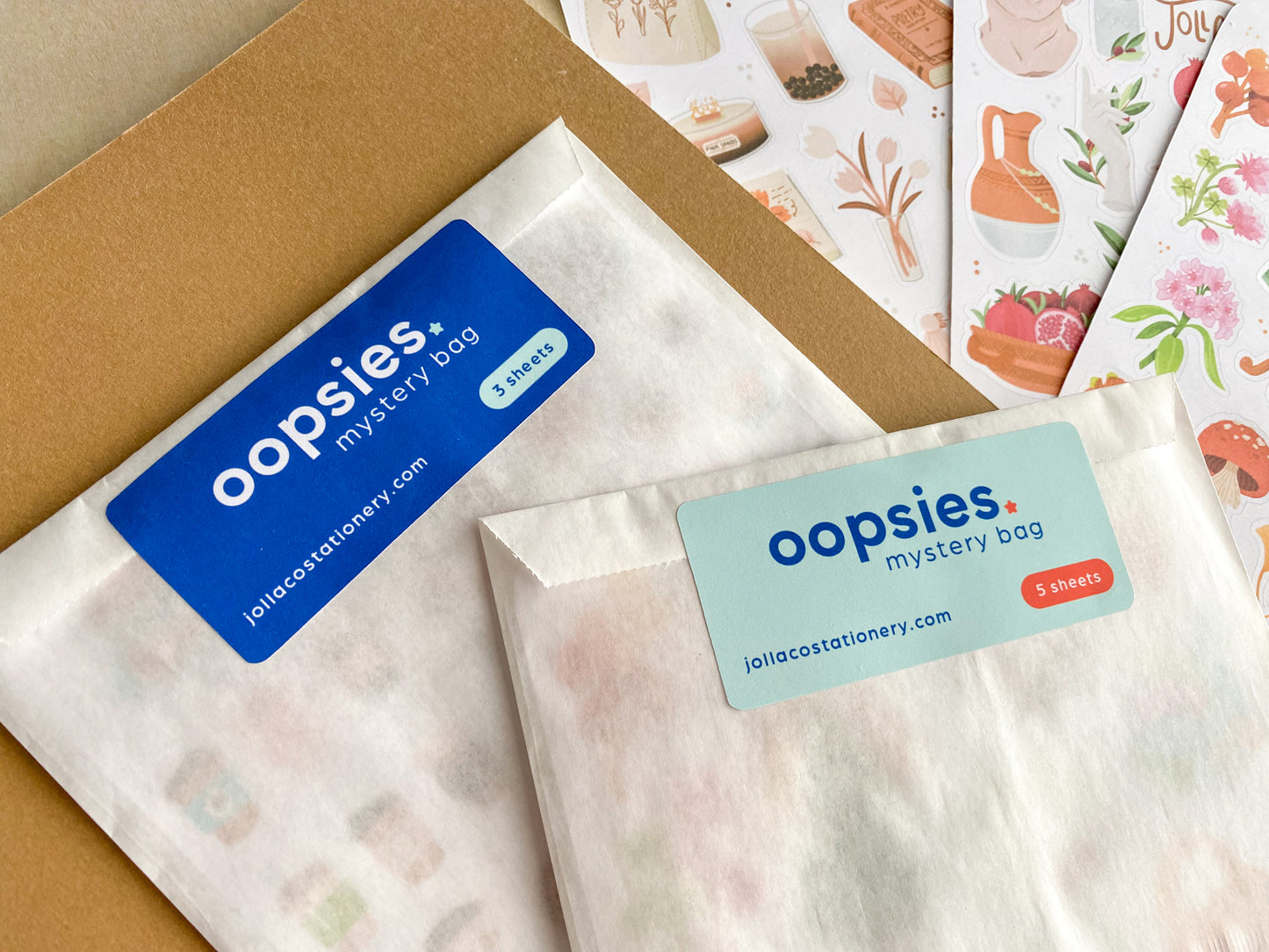 Oopsies Mystery Sticker Pack | Sticker Sheets with Errors