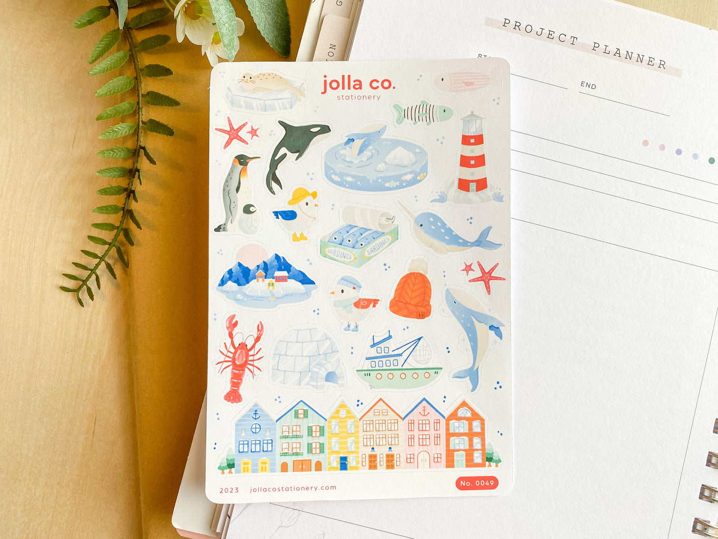 Arctic Sticker Sheet | For Bullet Journals, Planners, & Crafts