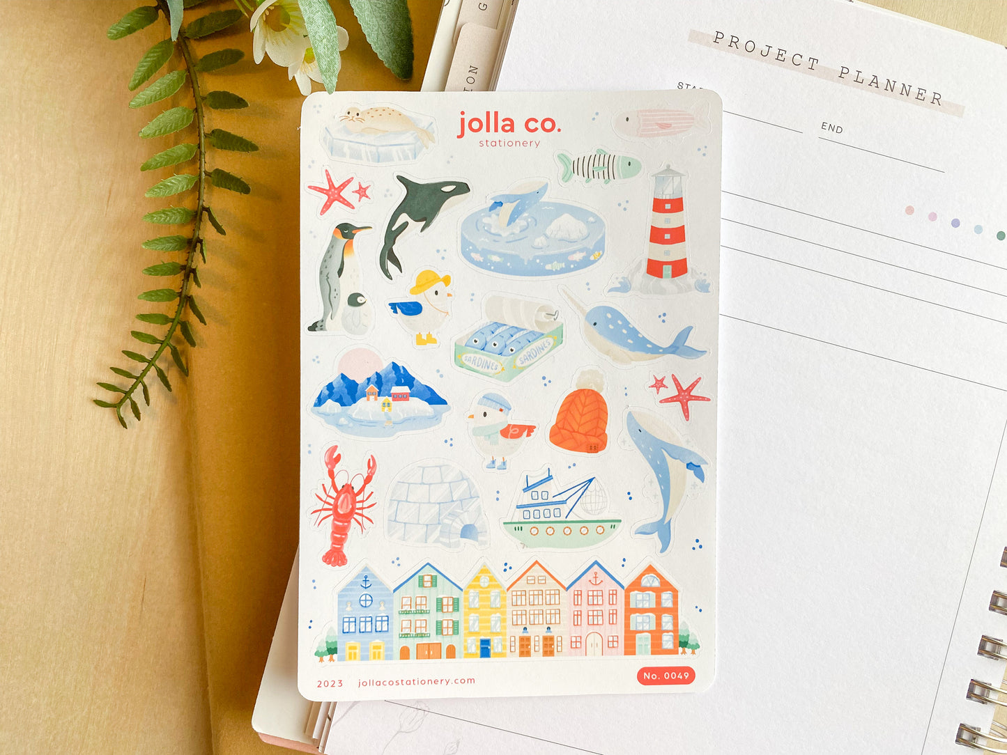 Arctic Sticker Sheet | For Bullet Journals, Planners, & Crafts