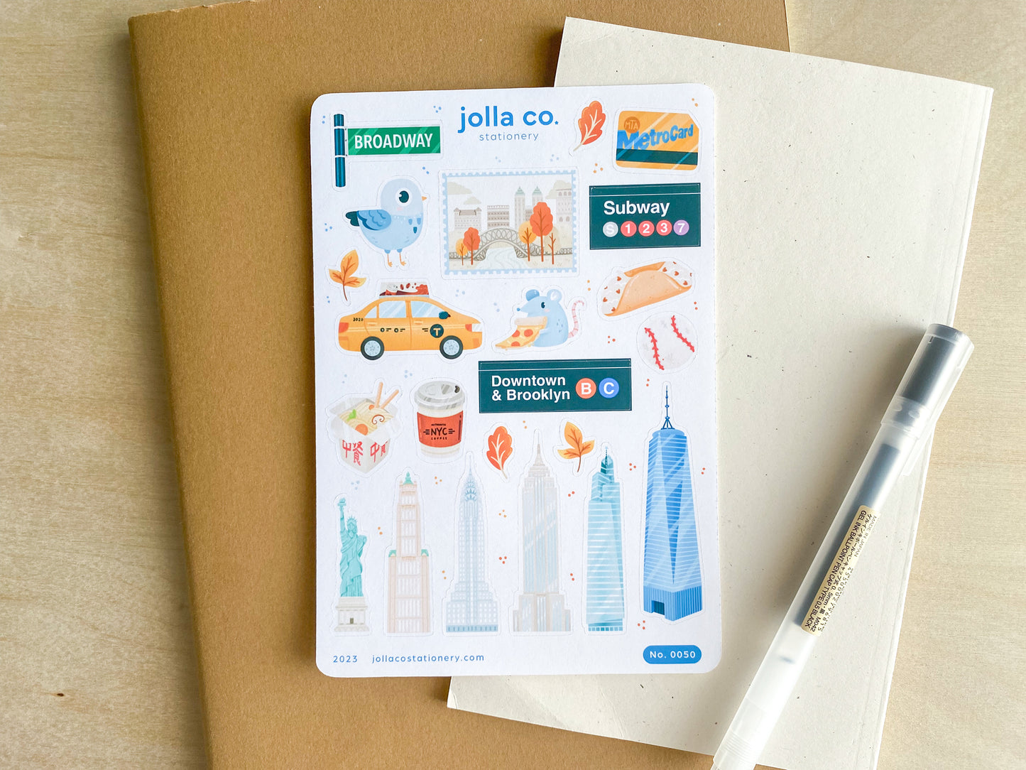 New York City Sticker Sheet | For Bullet Journals, Planners, & Crafts