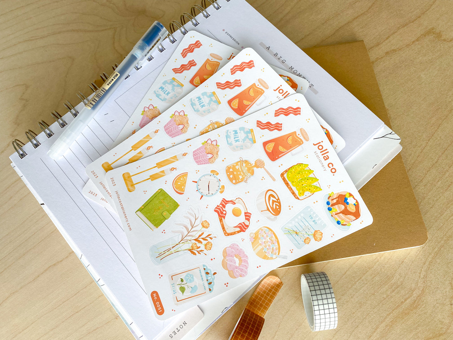 Bright Morning Sticker Sheet | For Bullet Journals, Planners, & Crafts